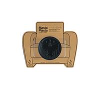 MastaPlasta Kit de reparación Todo en uno fácil para Cuero Parches autoadhesivos para sofás de Cuero - Negro ÁGUILA Círculo 8cm. Parche de reparación de Cuero para Asientos de Coche