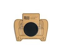 MastaPlasta Kit de reparación Todo en uno fácil para Cuero Parches autoadhesivos para sofás de Cuero - Negro Círculo 8cm. Parche de reparación de Cuero para Asientos de Coche