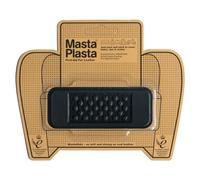 MastaPlasta Kit de reparación Todo en uno fácil para Cuero Parches autoadhesivos para sofás de Cuero - Negro Vendaje Círculo 10cm x 4cm. Parche de reparación de Cuero para Asientos de Coche
