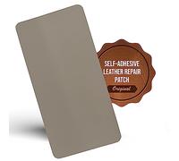 MastaPlasta Parche autoadhesivo para reparación de cuero, color beige, 20 cm x 10 cm, parche instantáneo de calidad para tapicería, para sofás, interiores de coche, bolsas, vinilo y más