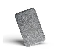 MastaPlasta Parche autoadhesivo para reparación de piel, color plateado, 10 cm x 6 cm. Tu parche de reparación instantánea de calidad de tapicería para sofás, asientos de coche, bolsos, chaquetas y