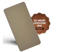 MastaPlasta Parche Autoadhesivo PREMIUM para Reparación Instantánea de Cuero y Otros Tejidos. BEIGE. 20cm x 10cm. Primeros Auxilios para sofás, Asientos de Coche, Bolsos, Chaquetas