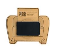 MastaPlasta Parche Autoadhesivo PREMIUM para Reparación Instantánea de Cuero y Otros Tejidos. NEGRO. 10cm x 6cm. Primeros Auxilios para sofás, Asientos de Coche, Bolsos, Chaquetas