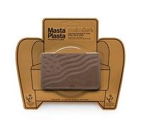 MastaPlasta Parche Autoadhesivo Premium para Reparación Instantánea. Gamuza MARRÓN - 10cmx6cm. Diseño: BANDERA. Reparación o decoración. Asientos, Bolsos, Chaquetas