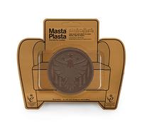 MastaPlasta Parche Autoadhesivo Premium para Reparación Instantánea. Gamuza MARRÓN - 8cmx8cm. Diseño: ÁGUILA. Reparación o decoración. Asientos, Bolsos, Chaquetas