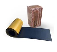 MastaPlasta Reparador de Cuero Autoadhesivo - AZUL MARINO 150cm x 10cm. Tu kit de reparación de cuero rápido y sencillo. Calidad de tapicería. Para sofás, asientos de coche y bricolaje