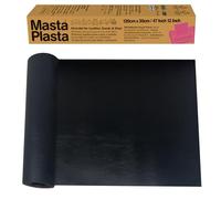 MastaPlasta Reparador de Cuero Autoadhesivo - NEGRO 120cm x 30cm. Tu kit de reparación de cuero rápido y sencillo. Calidad de tapicería. Para sofás, asientos de coche y bricolaje