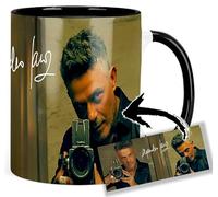 MasTazas Alejandro Sanz Taza Ceramica Interior y Asa Negra