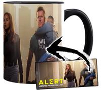 MasTazas Alert Missing Persons Unit Scott Caan Dania Ramirez Taza Interior y Asa Negra Ceramica Mug
