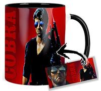MasTazas Cobra Sylvester Stallone A Taza Ceramica Interior y Asa Negra