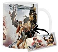 MasTazas Conan Red Sonja Brigitte Nielsen Arnold Schwarzenegger Taza Ceramica Mug