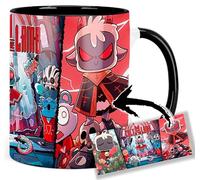 MasTazas Cult Of The Lamb Taza Interior y Asa Negra Ceramica Mug