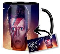 MasTazas David Bowie Taza Ceramica Interior y Asa Negra