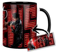 MasTazas Elvis Presley Taza Ceramica Interior y Asa Negra