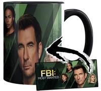 MasTazas FBI Most Wanted Dylan Mcdermott Shantel Vansanten Taza Interior y Asa Negra Ceramica Mug