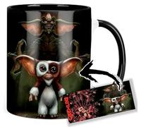 MasTazas Gremlins Gizmo B Taza Ceramica Interior y Asa Negra