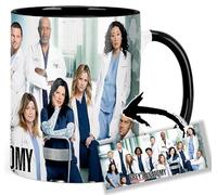 MasTazas Grey's Anatomy Taza Ceramica Interior y Asa Negra