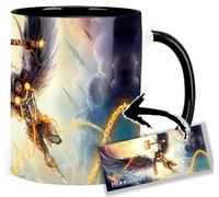 MasTazas Hammerfall Hammer Of Dawn Taza Ceramica Interior y Asa Negra