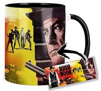 MasTazas High Noon Gary Cooper Taza Ceramica Interior y Asa Negra
