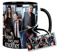 MasTazas How I Met Your Mother Neil Patrick Harris Cobie Smulders Alyson Hannigan Jason Segel Josh Radnor B Taza Ceramica Interior y Asa Negra