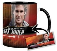 MasTazas Knight Rider David Hasselhoff A Taza Ceramica Interior y Asa Negra