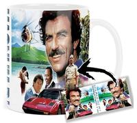 MasTazas Magnum P.I. Tom Selleck John Hillerman Taza Ceramica Mug