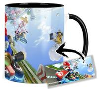 MasTazas Mario Kart 8 Koopaling Taza Ceramica Interior y Asa Negra