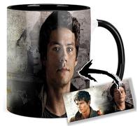MasTazas Maze Runner Dylan O'Brien Taza Ceramica Interior y Asa Negra