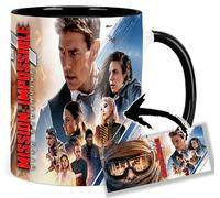 MasTazas Mission Impossible Dead Reckoning Tom Cruise Hayley Atwell Taza Interior y Asa Negra Ceramica Mug