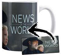 MasTazas News Of The World Tom Hanks Helena Zengel Taza Ceramica Mug