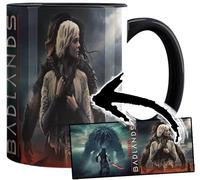 MasTazas Predator Badlands Elle Fanning Taza Interior y Asa Negra Ceramica Mug
