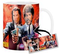 MasTazas Pulp Fiction John Travolta Samuel L Jackson Quentin Tarantino Taza Ceramica Mug