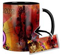 MasTazas The Doors Jim Morrison Taza Ceramica Interior y Asa Negra