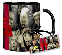 MasTazas Zombies Party Shaun Of The Dead Simon Pegg Taza Ceramica Interior y Asa Negra