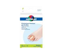 MASTER AID Footcare - Protector de dedos - Protección tubular para los dedos de los pies y manos - Lavable y reutilizable - Formato pequeño - 1 paquete de 2 unidades - 75 mm - Diámetro 15 mm