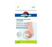 MASTER AID Footcare - Separador de juanetes con anillo pequeño (2 unidades)