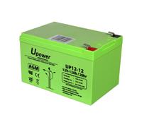 MASTER BATTERY BATT-1212-U Upower - Batería recargable - Tecnología plomo ácido AGM - Voltaje 12 V - Capacidad 12.0 Ah - 101 x 1