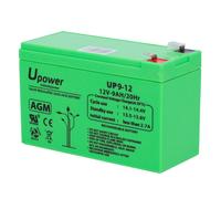 MASTER BATTERY BATT1290-U Upower - Batería recargable - Tecnología plomo ácido AGM - Voltaje 12 V - Capacidad 9.0 Ah - 95 x 151