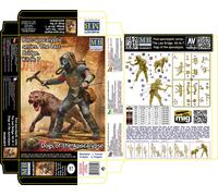 Master Box 24079 - 1:24 The Last Bridge. Conjunto N° 7. Perros Of Apocalipsis -