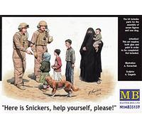 ¡MASTER BOX 35159 MAQUETA FIGURAS MILITARES DE SNICKERS TOMARLOS ES PO