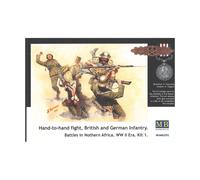 Master Box Hand to Hand Combat British and German Infantry N. (Importación USA)