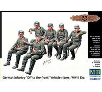 German Infantería" Off To The Front "Vehicle Riders Wwiimaquette Figura German I
