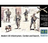 (MAS35154) - Masterbox 1:35 - Modern US Infantrymen Cordon and Search