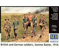 Master Box MB35158 - 1/35 British And Alemán Soldados, Somme Batalla - Nuevo