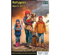 Russian-Ukrainian War Serie, Kit №5. Refugees March 2022maquette Figura Russ