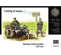 Master Box MB3539 - 1/35 Motociclistas Alemanes 1940-42 - Nuevo