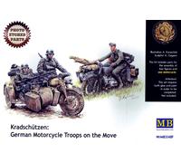 Master Box MB3548F - 1/35 Kradschutzen: Tropas Motociclistas Alemanas - Nuevo