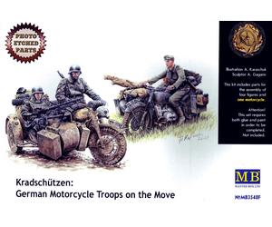 Master Box MB3548F - 1/35 Kradschutzen: Tropas Motociclistas Alemanas - Nuevo