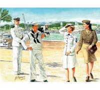 Master Box MB3556 - 1/35 Mujer En Guerra: Us Navy Waves - Nuevo