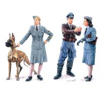 Master Box MB3557 - 1/35 Mujer En Guerra: Alemania, Luftwaffe Helferi - Nuevo